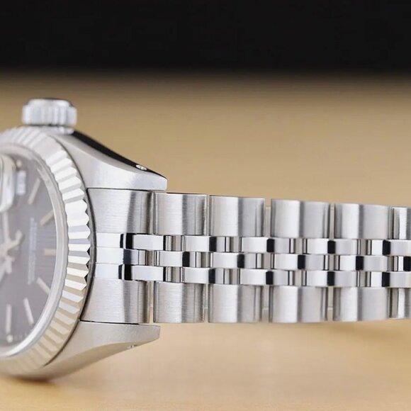 Sale! Ladies Rolex Gray 18k White Watch main image 2